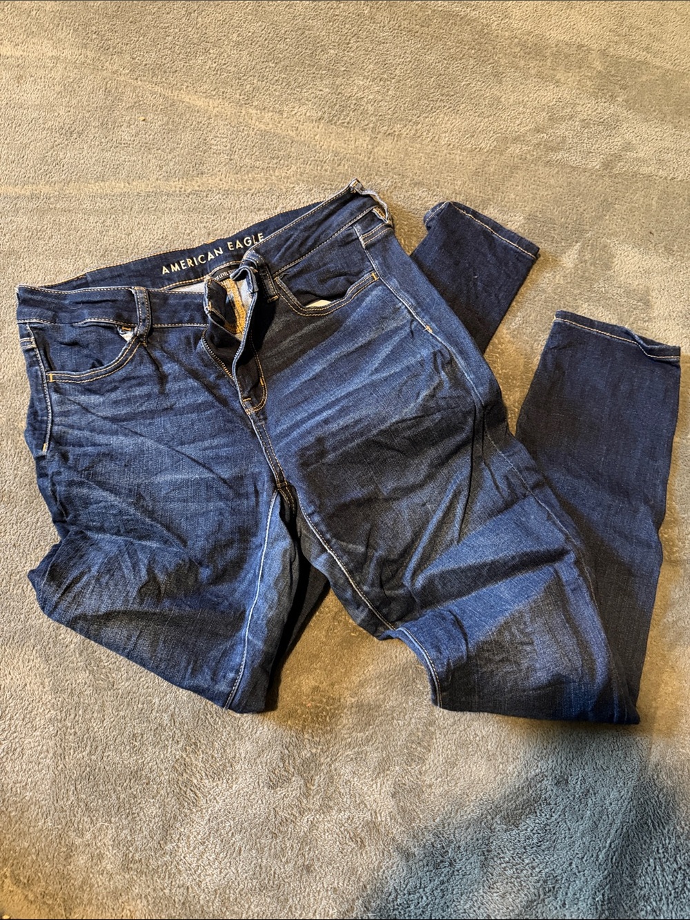 American Eagle Dark Indigo Jeggings